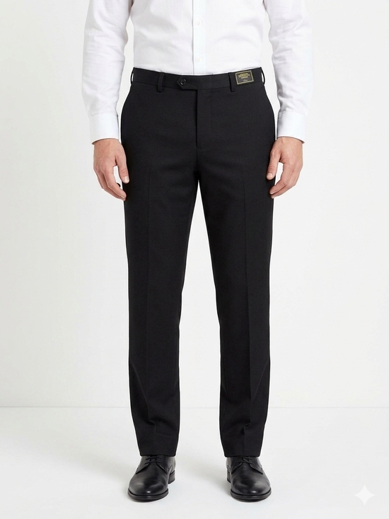 Boohoo Mens Other - Boohoo Mens Black Straight Leg Chinos